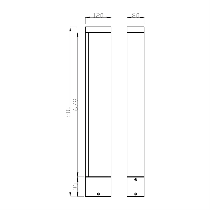 Cast Alu Lighting Bollard